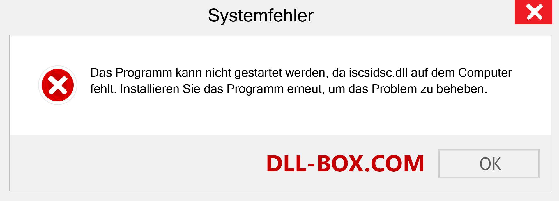 iscsidsc.dll-Datei fehlt?. Download für Windows 7, 8, 10 - Fix iscsidsc dll Missing Error unter Windows, Fotos, Bildern